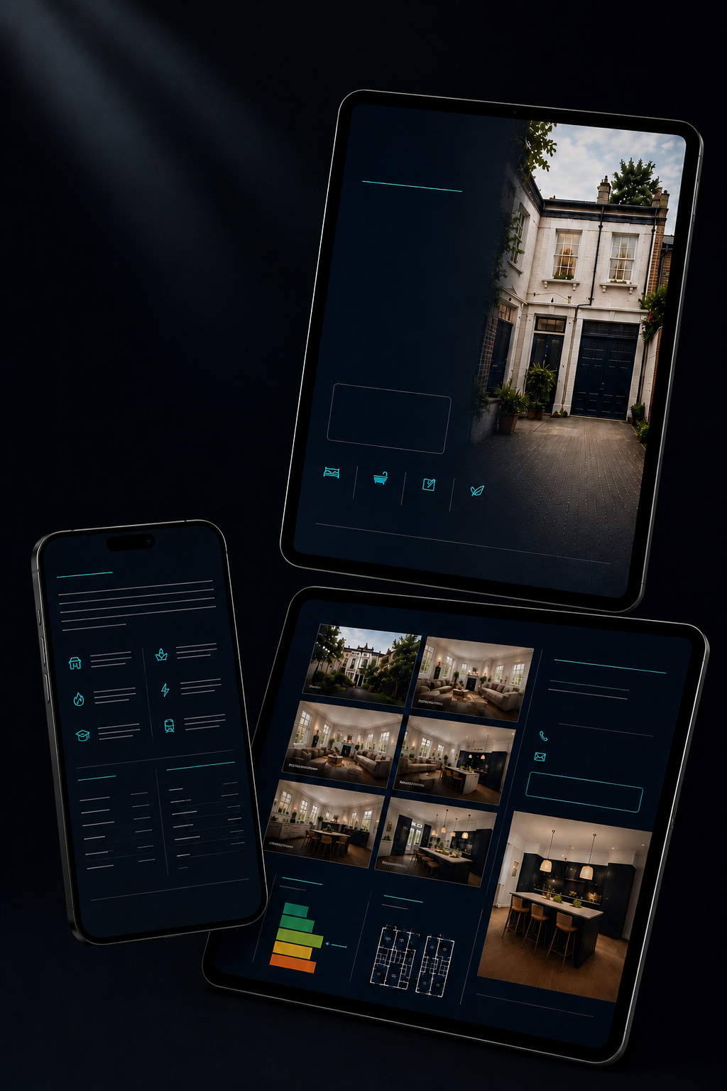 Digital property brochure shown across devices